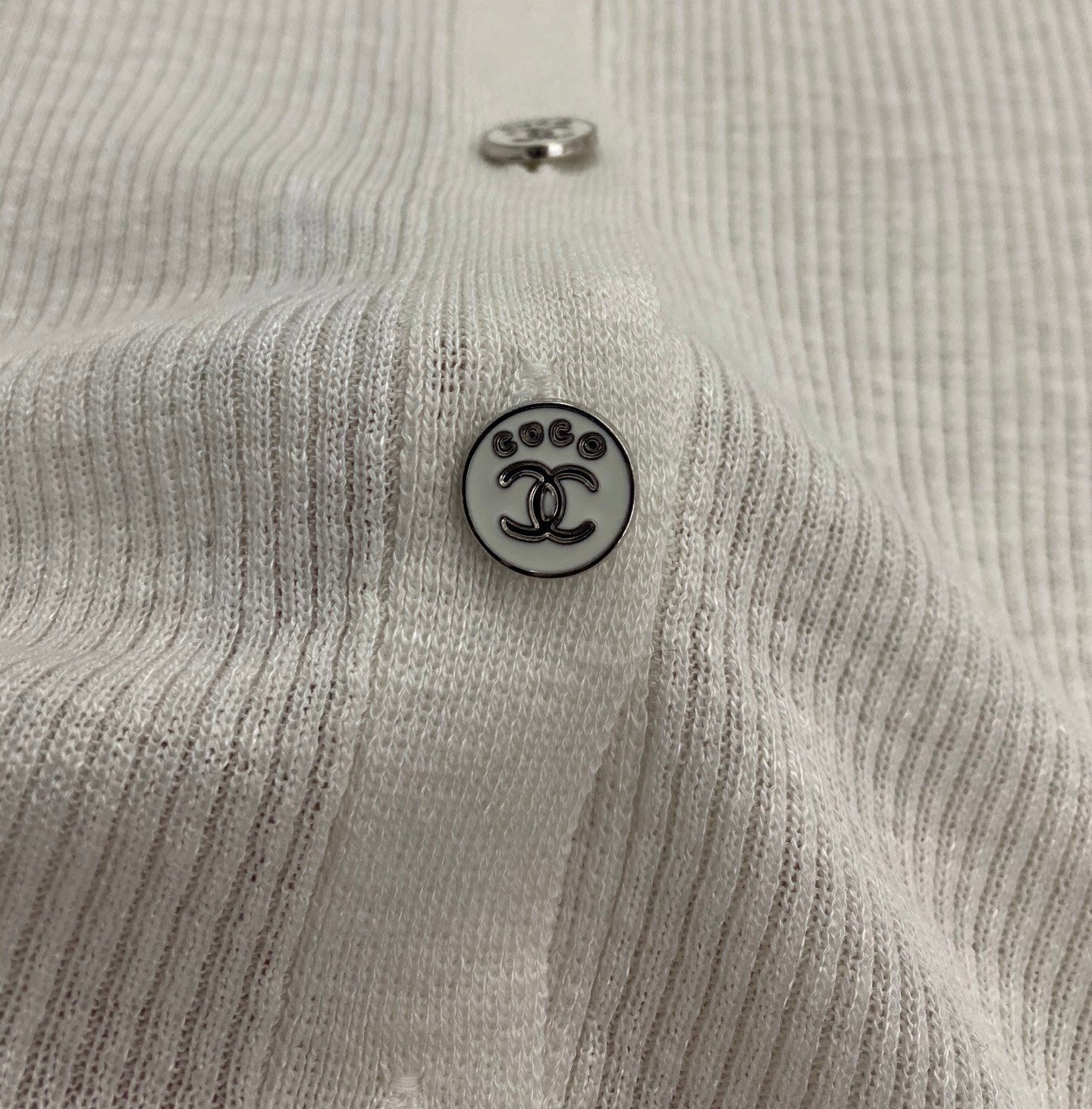 spring and summer new round neck button bamboo hemp knit Slim cardigan