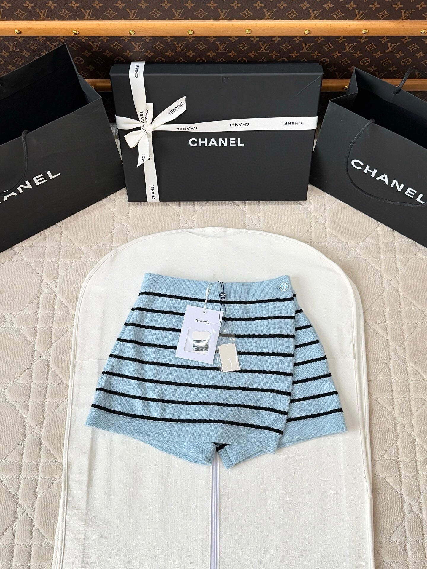 Blue Striped Suit
