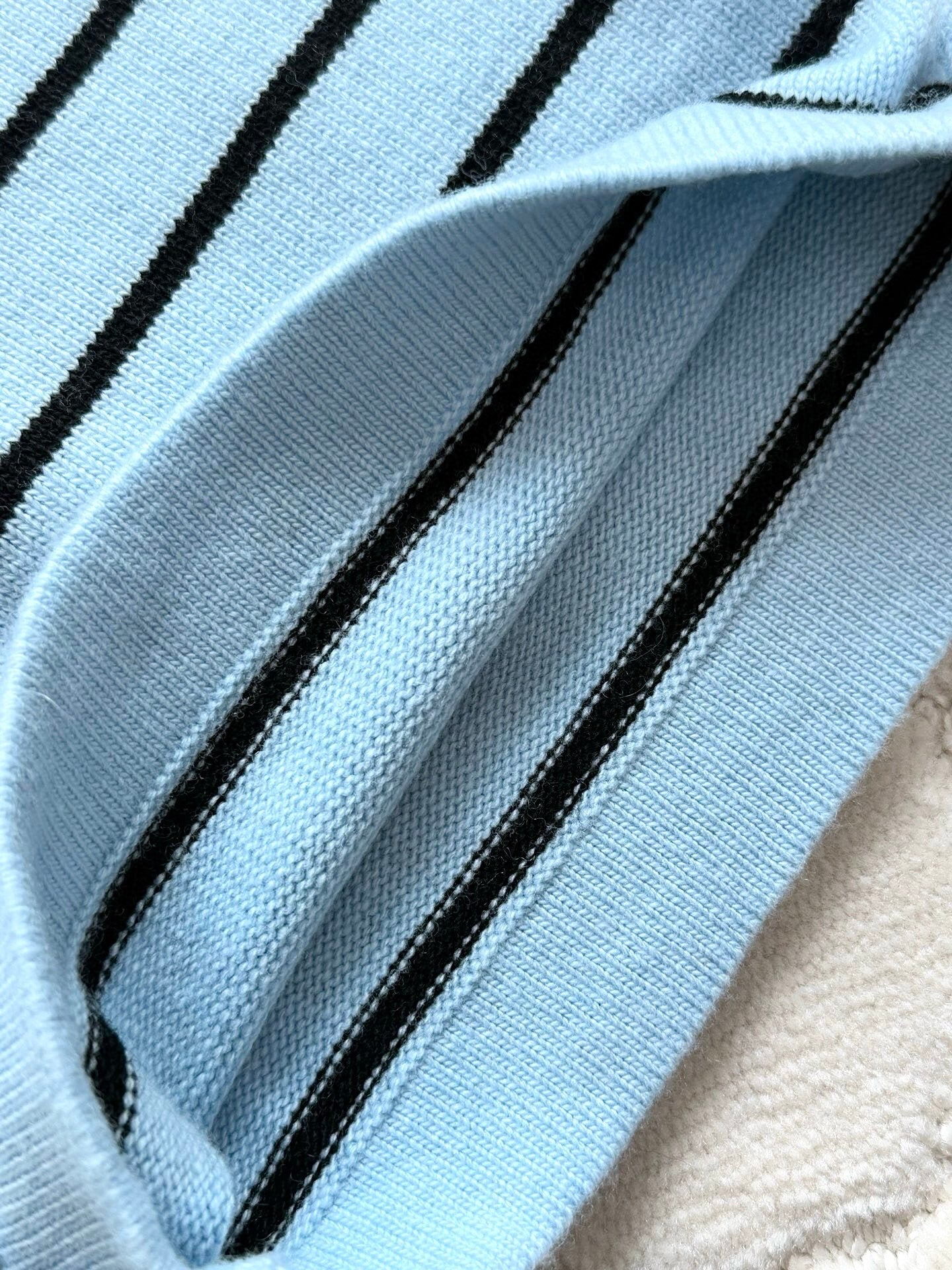 Blue Striped Suit