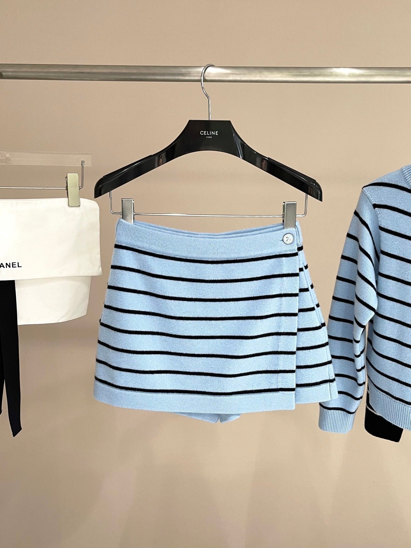 Blue Striped Suit