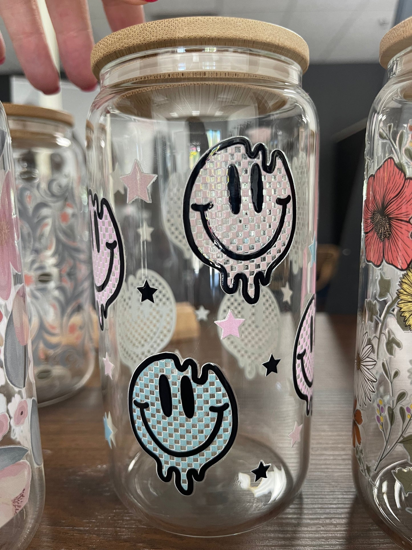 Glass cups