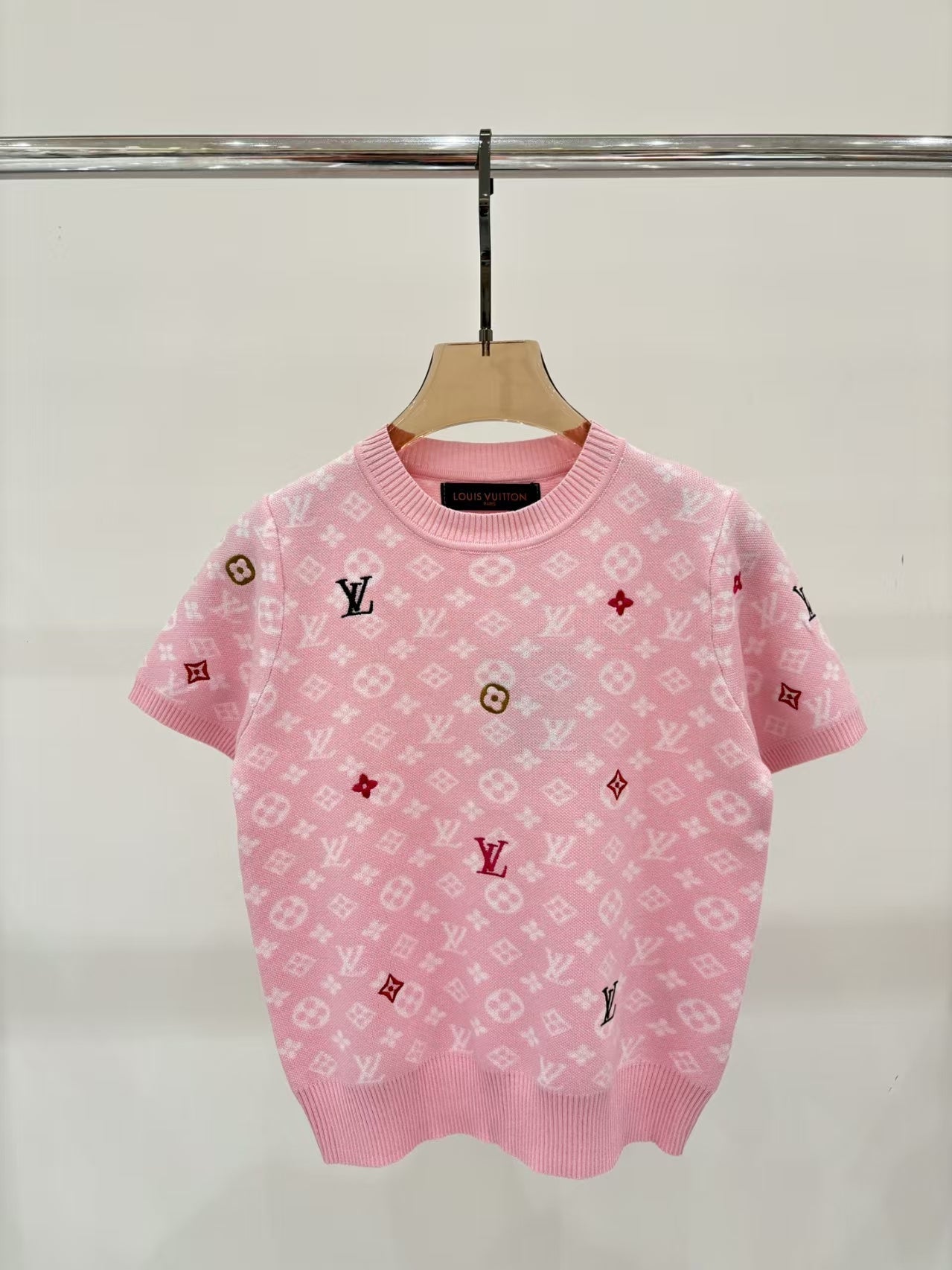 Tricolor Printed Short Sleeve