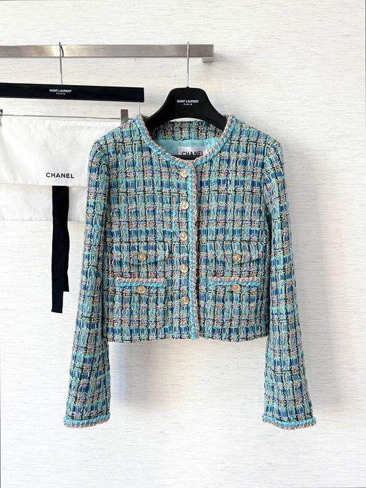 Woolen bound edge dress jacket